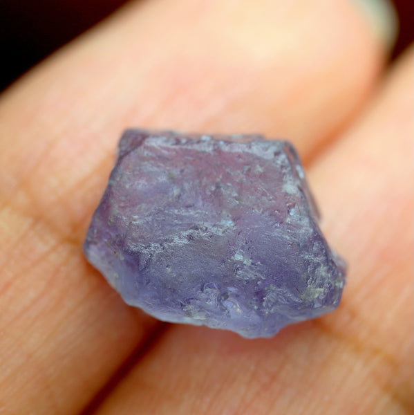 6.81ct Certified Natural Lavender Sapphire