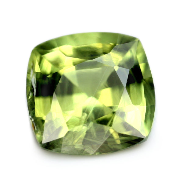 0.63ct Certified Natural Green Sapphire