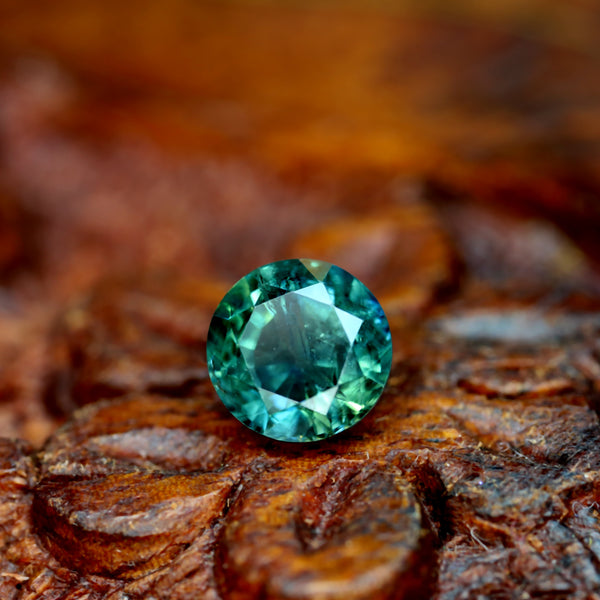 1.29ct Certified Natural Teal Sapphire