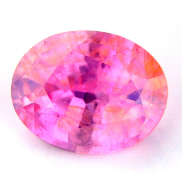 Certified Natural Unheated Pink Sapphire 0.84ct Si Clarity Oval Shape Untreated Madagascar Gemstone - sapphirebazaar - 1