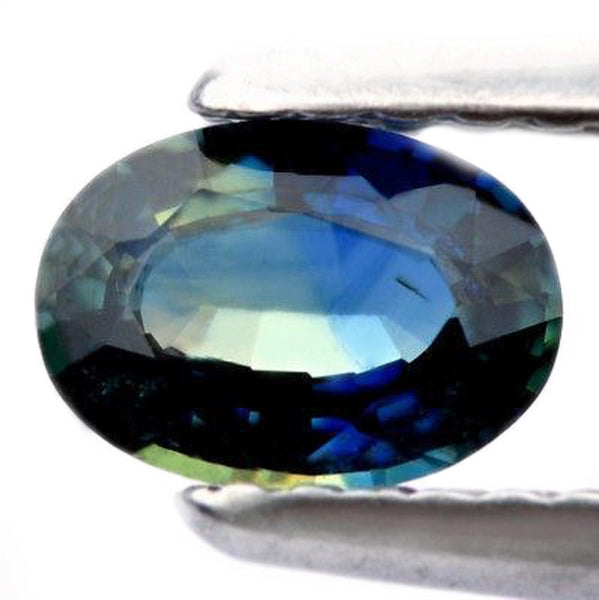 0.81ct Certified Natura Multicolor Sapphire