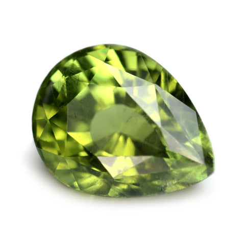 1.67ct Certified Natural Green Sapphire