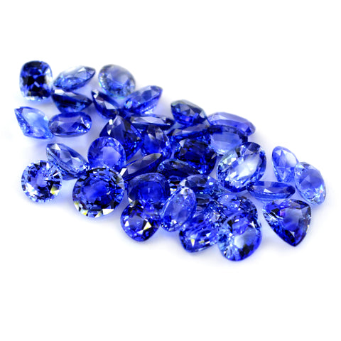 45.50ct Certified Natural Blue Sapphire Parcel