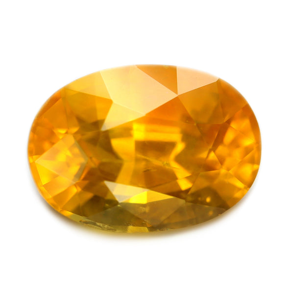1.77 ct Certified Natural Yellow Sapphire