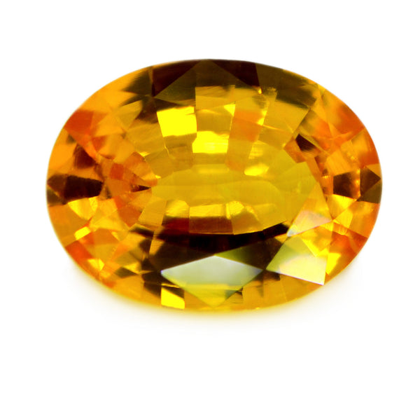0.93 ct Certified Natural Yellow Sapphire