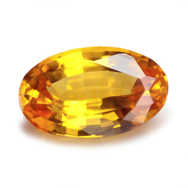 0.84ct Certified Natural Yellow Sapphire
