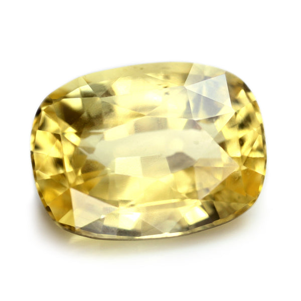 1.39ct Certified Natural Yellow Sapphire