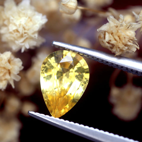 1.26 Certified Natural Yellow Sapphire