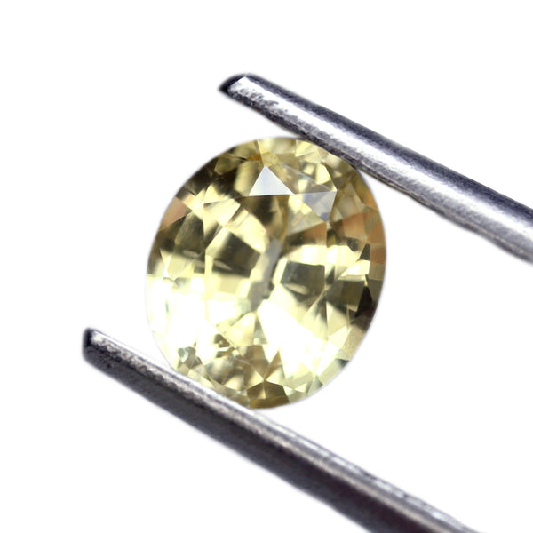 0.92ct Certified Natural Yellow Sapphire