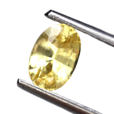 1.01ct Certified Natural Yellow Sapphire