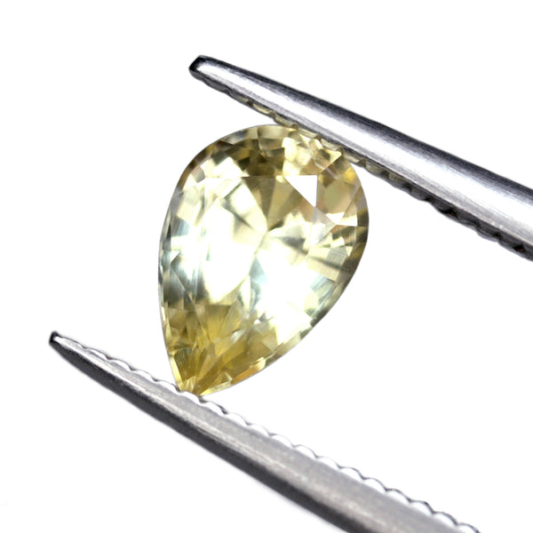 0.83 ct Certified Natural Yellow Sapphire
