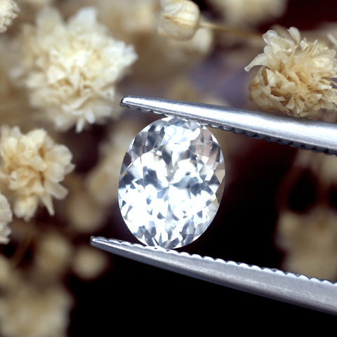 1.03ct Certified Natural White Sapphire