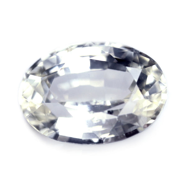 1.01ct Certified Natural White Sapphire