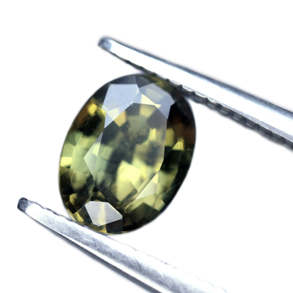 1.10ct Certified Natural Green Sapphire