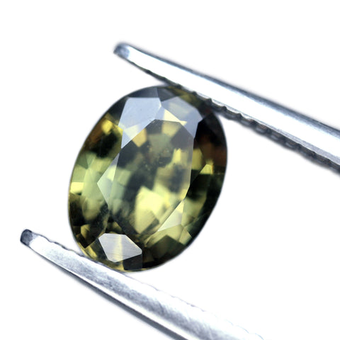 1.10ct Certified Natural Green Sapphire