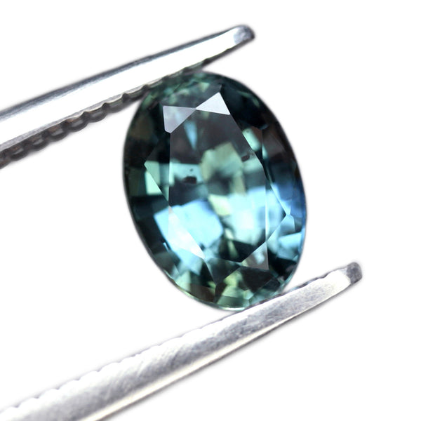 1.13 ct Certified Natural Teal Sapphire
