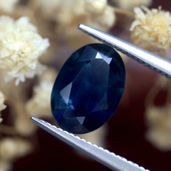 2.02ct Certified Natural Teal Sapphire