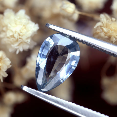 1.20ct Certified Natural Steel Blue Sapphire