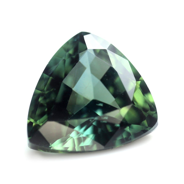 1.57ct Certified Natural Green Sapphire
