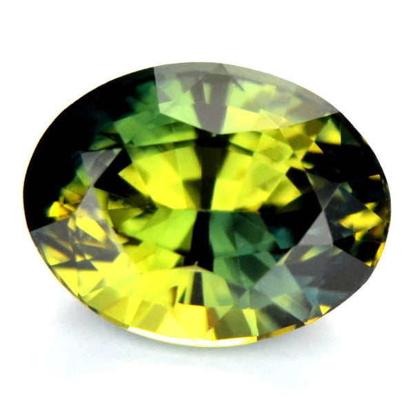 Certified Natural Sapphire Multi-Color 0.81ct Oval Shape vvs Clarity Madagascar Gemstone - sapphirebazaar - 1