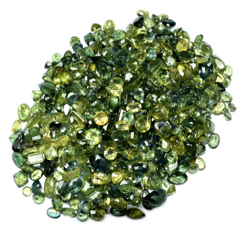 451ct Certified Natural Green Sapphire Parcel
