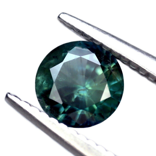 0.97ct Certified Natural Teal Sapphire
