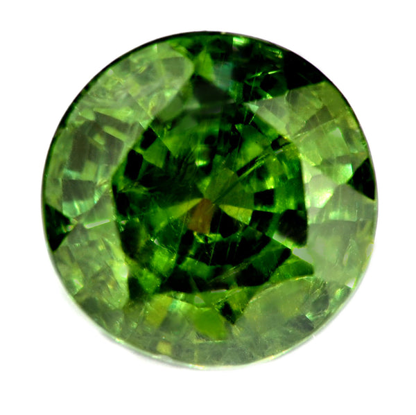 4.07ct Natural Green Sapphire - SI clarity - Heated - 8.21x8.13.6.13mm Madagascar - sapphirebazaar - 1
