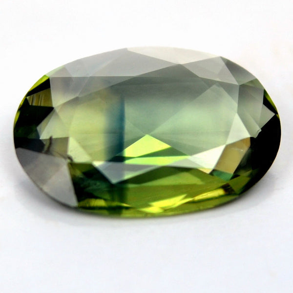 Certified Natural 0.79ct Blue Yellow Green Sapphire Rose Cut Vs Clarity Oval Madagascar Gem - sapphirebazaar - 1
